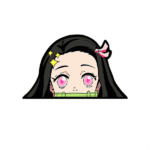 Demon Slayer Tanjiro Kamado Motion Sticker