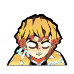 Demon Slayer Zenitsu Agatsuma Motion Sticker