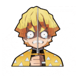 Demon Slayer Zenitsu Motion Sticker