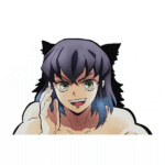 Demon Slayer Inosuke Hashibira Motion Sticker